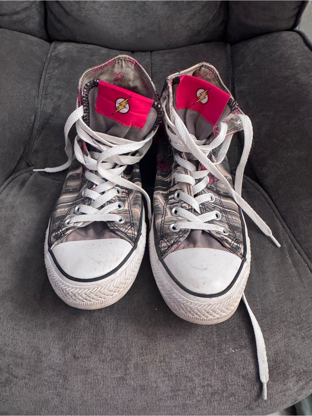 Rare Dc Comics Converse chuck Taylor high tops - The Flash 8 men’s 10 women’s